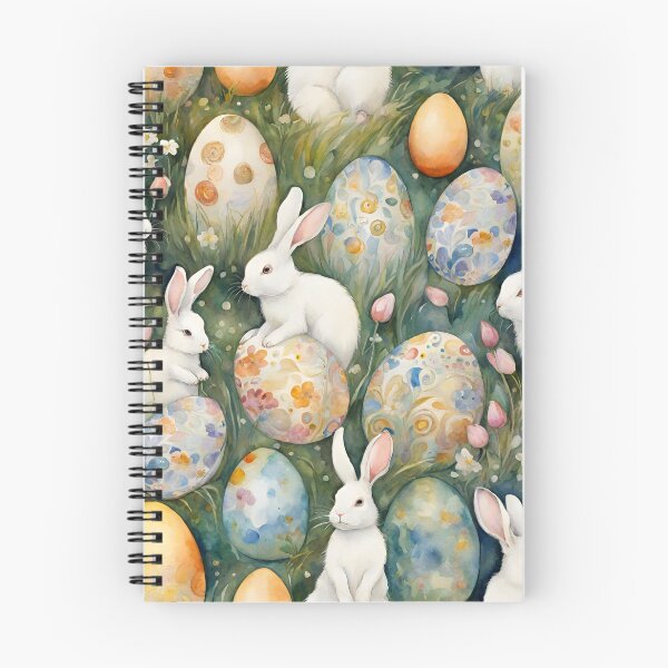 Item preview, Easter bunnies pattern design designed and sold by VickyJo111.