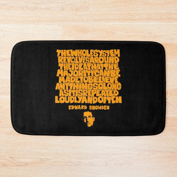 Item preview, Unveiling Truth: Edward Snowden's Insight on Repetition and Belief designed and sold by Boogosh.