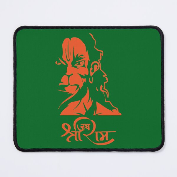 Item preview, Hanuman Hindu God Jai Shri Ram  designed and sold by GoldandSilv55.