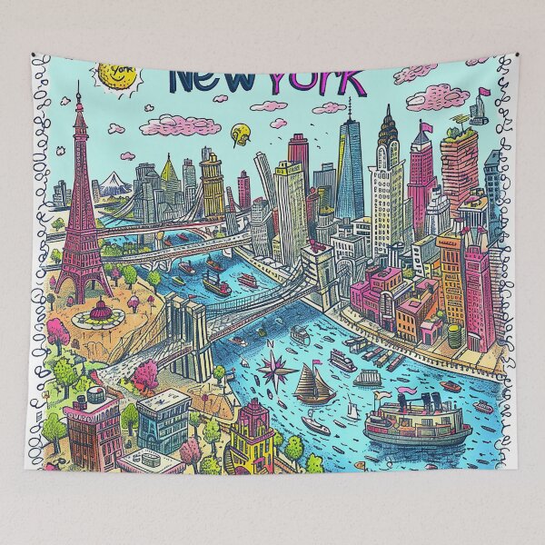 Item preview, NewYork Drawing Art designed and sold by nomiraclehere.