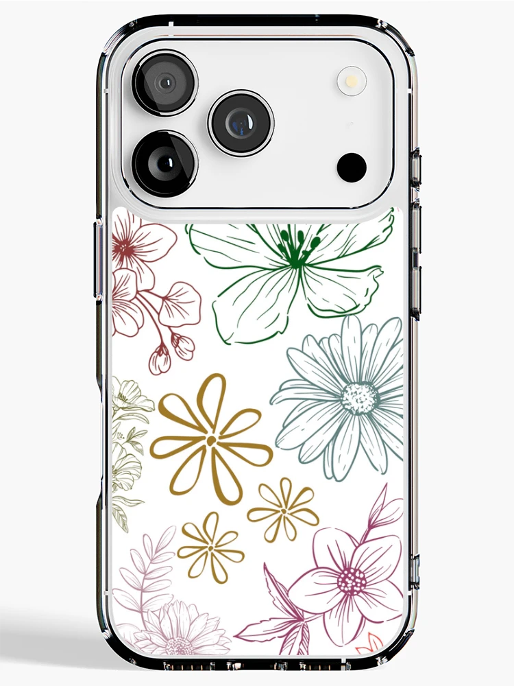 Thumbnail 1 of 5, iPhone Case, Colorful Spring blossoms designed and sold by LemonFun.