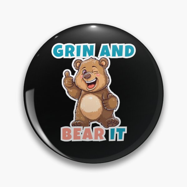 Item preview, Cute Winking Bear Cartoon Design - 'Grin and Bear It' Funny Thumbs Up designed and sold by Shirtlify.