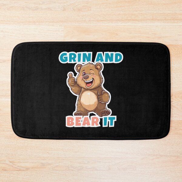Item preview, Cute Winking Bear Cartoon Design - 'Grin and Bear It' Funny Thumbs Up designed and sold by Shirtlify.