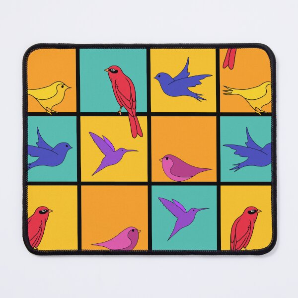 Item preview, Birds of a feather on various colors designed and sold by MarySchwindt.