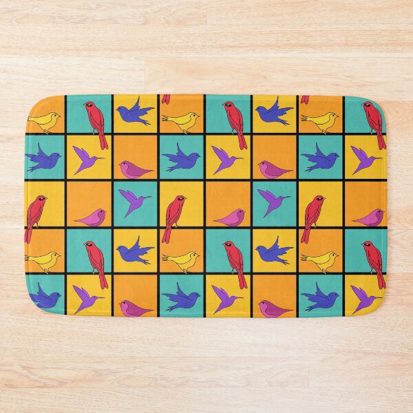 Item preview, Birds of a feather on various colors designed and sold by MarySchwindt.