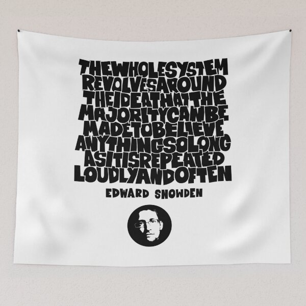 Item preview, Edward Snowden's Truth: A Call to Question and Resist designed and sold by Boogosh.