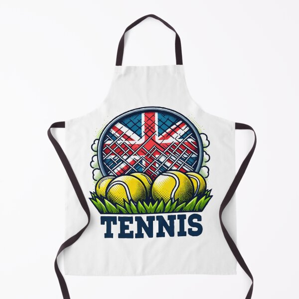 Artikelvorschau, Britisches Tennis entworfen und verkauft von Angry Swan Designs.