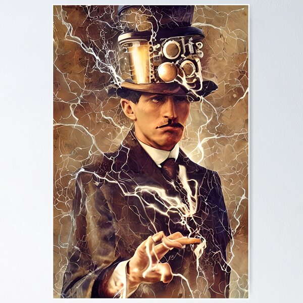 Item preview, Nikola Tesla #55 Awakened Matter designed and sold by BiofieldExpert.
