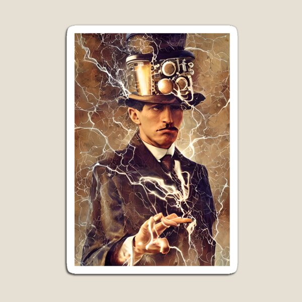 Aperçu de l'œuvre Nikola Tesla #55 Matière éveillée créée et vendue par BiofieldExpert.