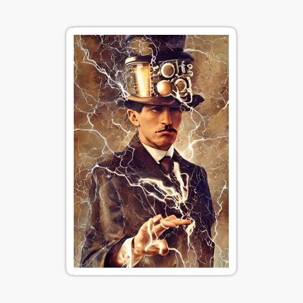 Item preview, Nikola Tesla #55 Awakened Matter designed and sold by BiofieldExpert.