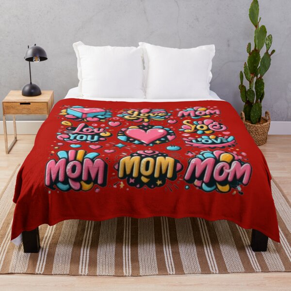 Item preview, I LOVE YOU MOM, MY MOM, MOTHER, I LOVE YOU, SHE, MOTHER'S DAY, TYPOGRAPHY, designed and sold by 2012DreamVision.