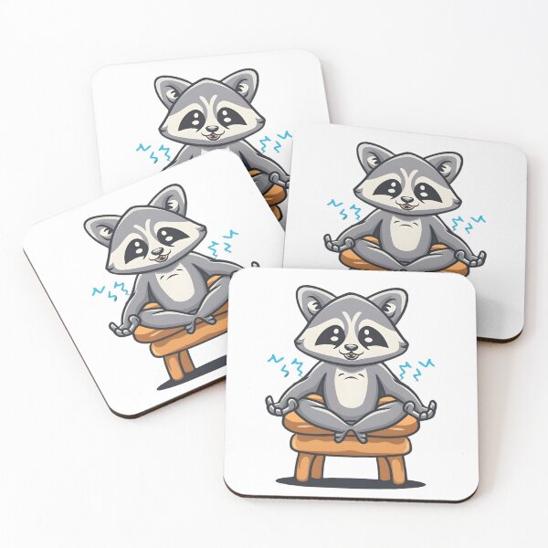 Item preview, Chair Yoga Funny, Racoon Yoga designed and sold by Zibis09.