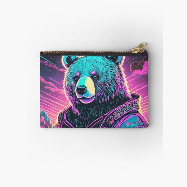 Item preview, 80s Style Neon Bear Profile designed and sold by NinjaRat.