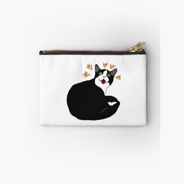 Item preview, Angry tuxedo cat Minmincat  "Don't touch me!" designed and sold by pepechanpixel.