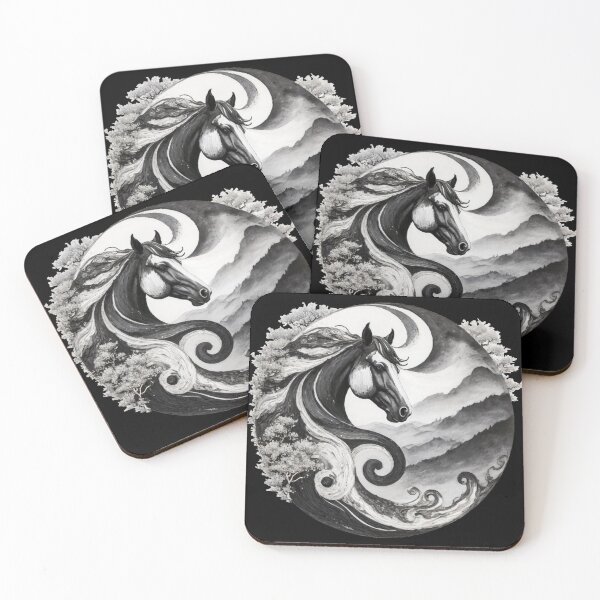 Item preview, The Chinese Horse and Yin Yang designed and sold by elleci.