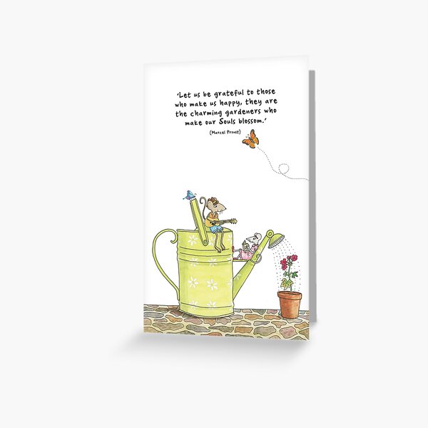 The charming gardeners Greeting Card