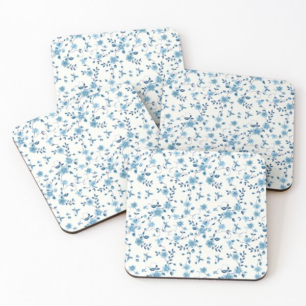 Item preview, Blue Floral Surface Pattern, Floral All Over Pattern, Flowers Pattern Beautiful designed and sold by Apkdesigner.