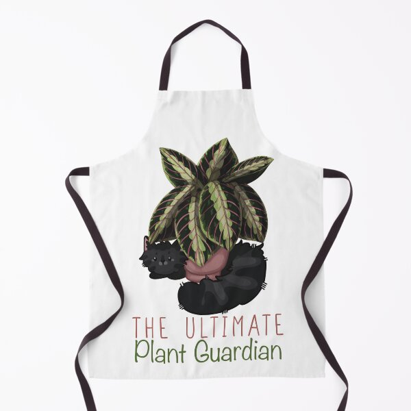 Item preview, The Ultimate Plant Guardian - Black Cat and Maranta designed and sold by FelineEmporium.