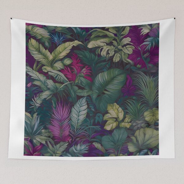 Item preview, Jungle discotheque - flower pattern design designed and sold by fl0werfact0ry.