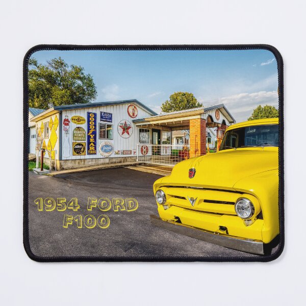 Item preview, 1954 Yellow Ford F100 Truck Text designed and sold by mljdwhite.