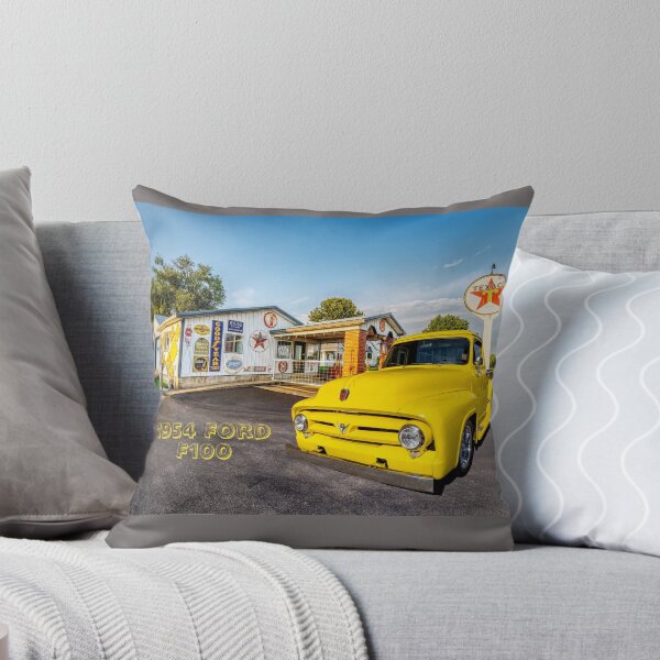 Item preview, 1954 Yellow Ford F100 Truck Text designed and sold by mljdwhite.