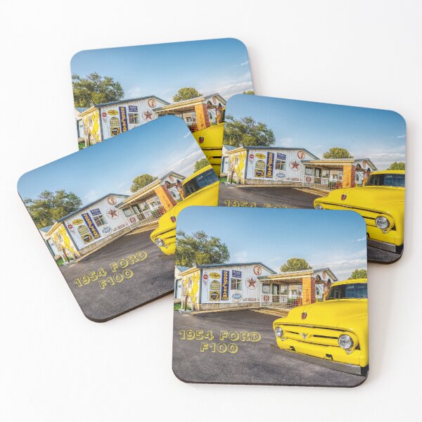 Item preview, 1954 Yellow Ford F100 Truck Text designed and sold by mljdwhite.