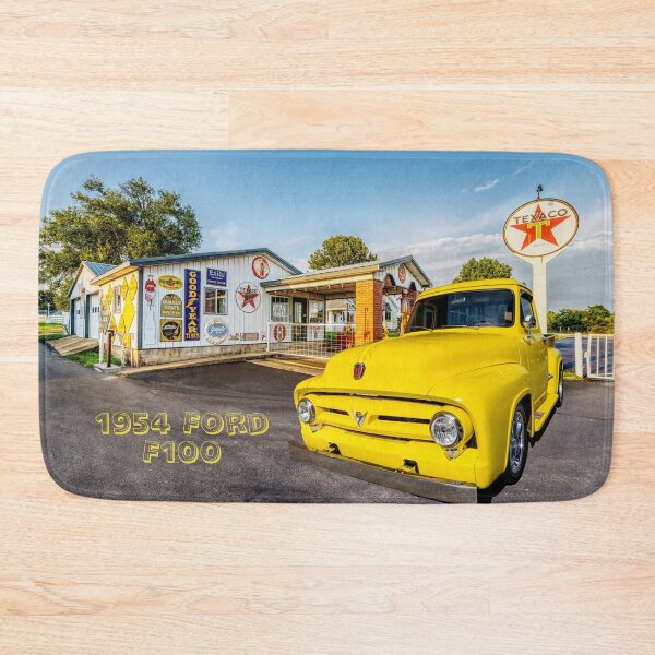 Item preview, 1954 Yellow Ford F100 Truck Text designed and sold by mljdwhite.