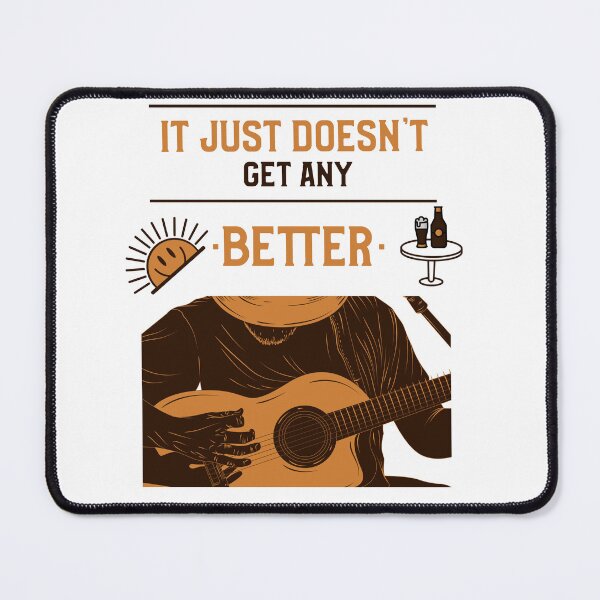 Item preview, Beer Guitar Player designed and sold by TrilbyTeeShop.