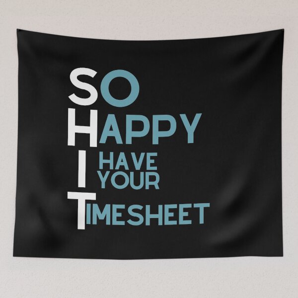 Item preview, Human Resources HR Payroll Timesheet Sarcastic designed and sold by SunfullyYours.