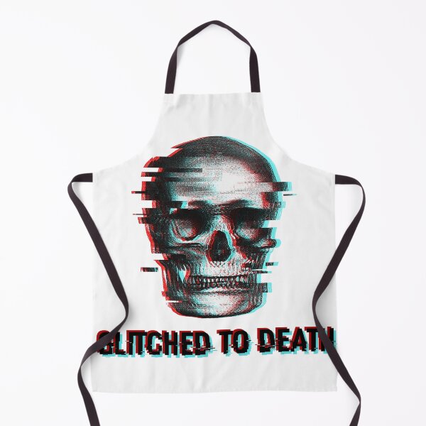 Item preview, Glitched to Death - Skull designed and sold by joshpincus.