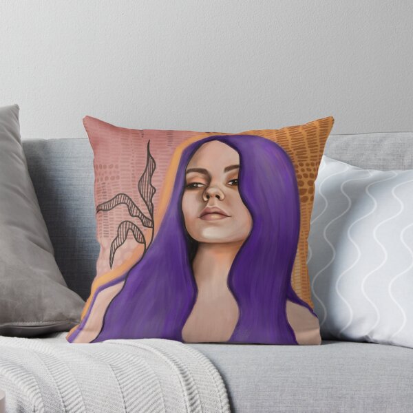 Item preview, Girl with violet hair  designed and sold by Bypinka.