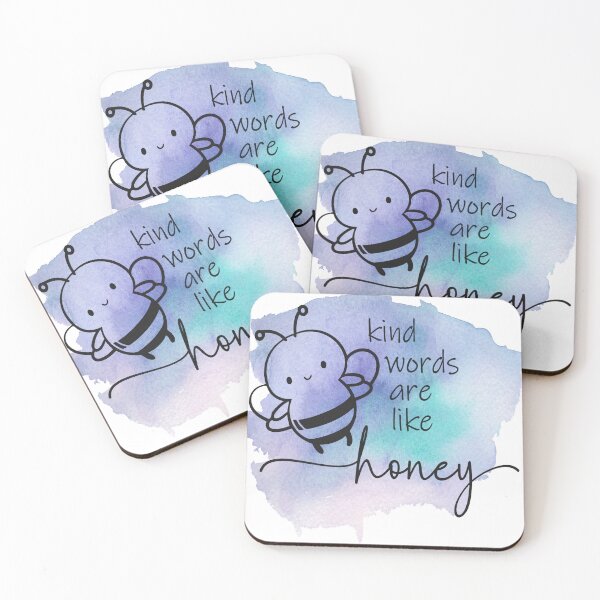 Item preview, Kind words with watercolor background designed and sold by Sunshinez CreationzZA.