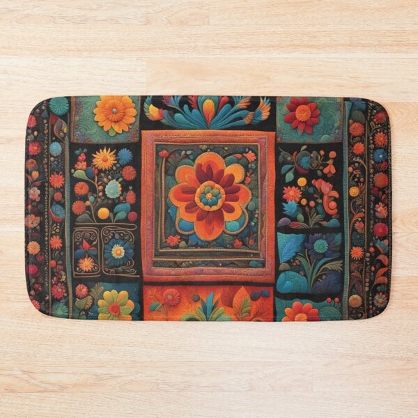 Item preview, Floral Design Square Domain  designed and sold by Owl-o-the-wisp.