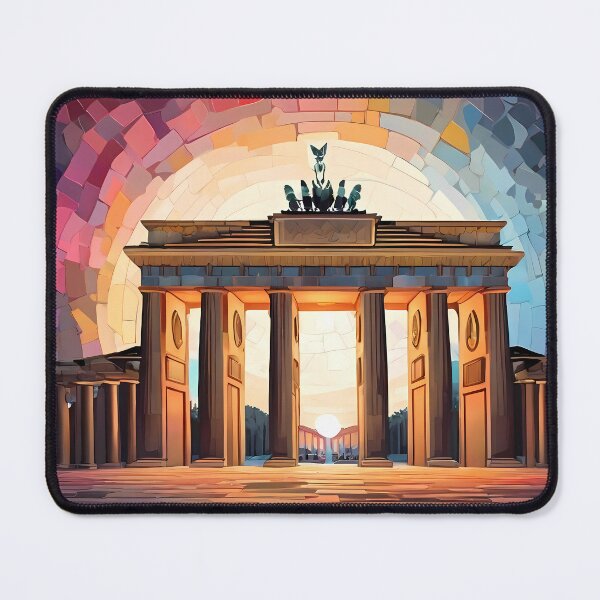 Item preview, Brandenburg Mosaic: Moonlit Gateway designed and sold by purrfect pattern.