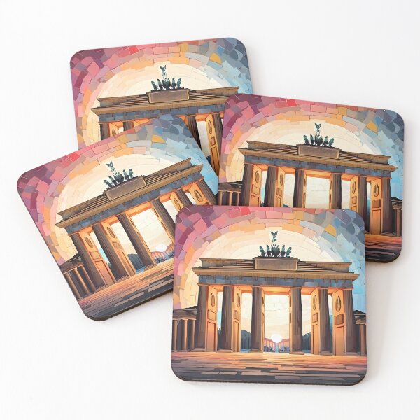 Item preview, Brandenburg Mosaic: Moonlit Gateway designed and sold by purrfect pattern.