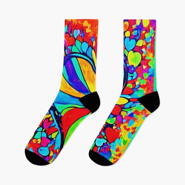 Item preview, Corazones vibrantes: arte de patrones coloridos designed and sold by Health And Fitness Posts e-Store.