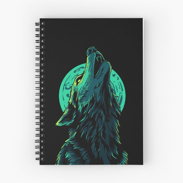 Item preview, Mystic Wolf Howling at the Moon - Nighttime Wilderness designed and sold by RuyaFab.