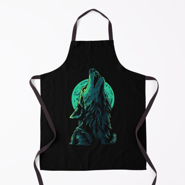 Item preview, Mystic Wolf Howling at the Moon - Nighttime Wilderness designed and sold by RuyaFab.