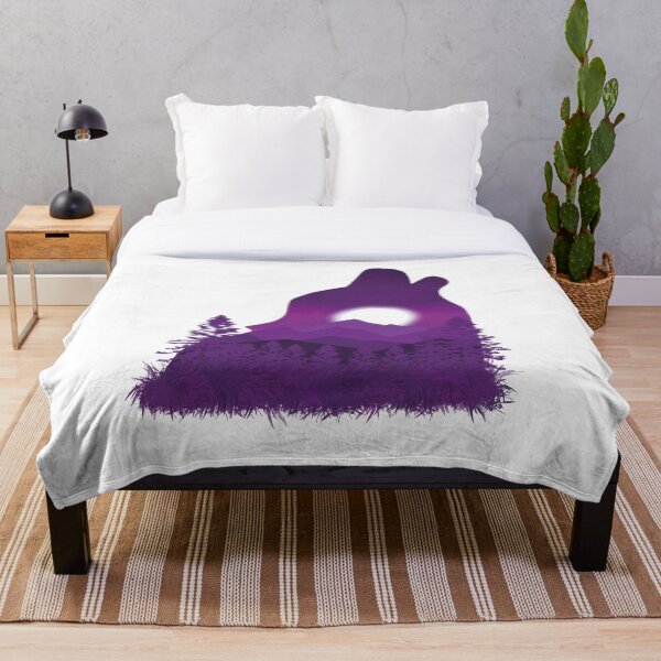 Item preview, Nightrise in a wolf silhouette  designed and sold by RiddikulusGraph.