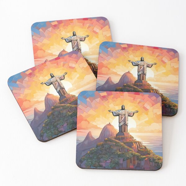 Item preview, Christ Mosaic Faith & Sunrise Art Delight designed and sold by purrfect pattern.