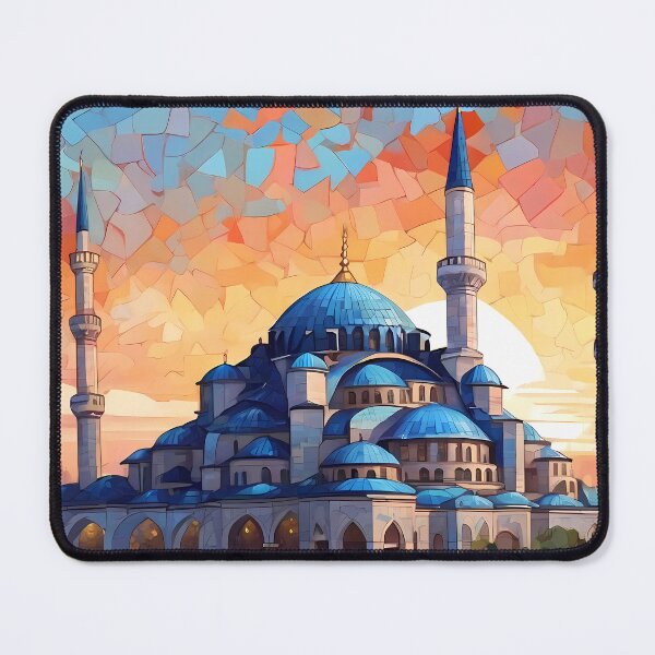 Item preview, Blue Mosque Mosaic: Faith & Sunrise Delight designed and sold by purrfect pattern.