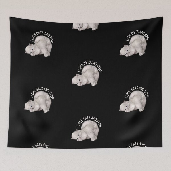 Item preview, I love cats and kpop  designed and sold by My  Haven.