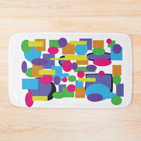 Item preview, Coloured squares and ellipses designed and sold by pamelacuddihy.