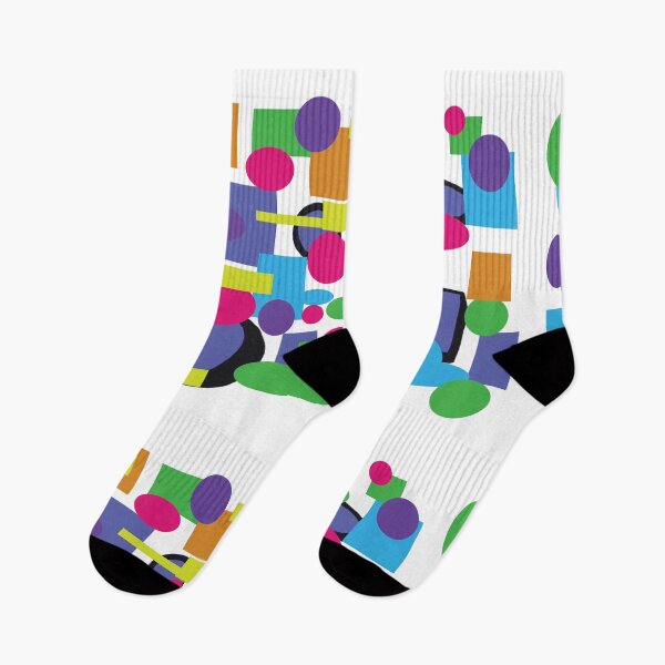 Item preview, Coloured squares and ellipses designed and sold by pamelacuddihy.