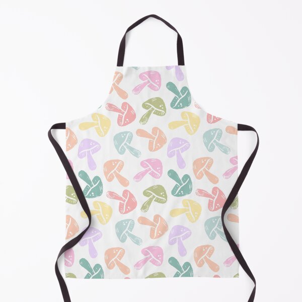 Item preview, Linocut Mushrooms Pastel designed and sold by papierquarell.