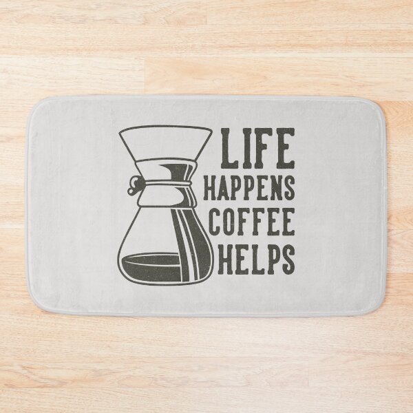 Item preview, Life Happens, Coffee Helps - Daily Brew Inspiration designed and sold by RuyaFab.