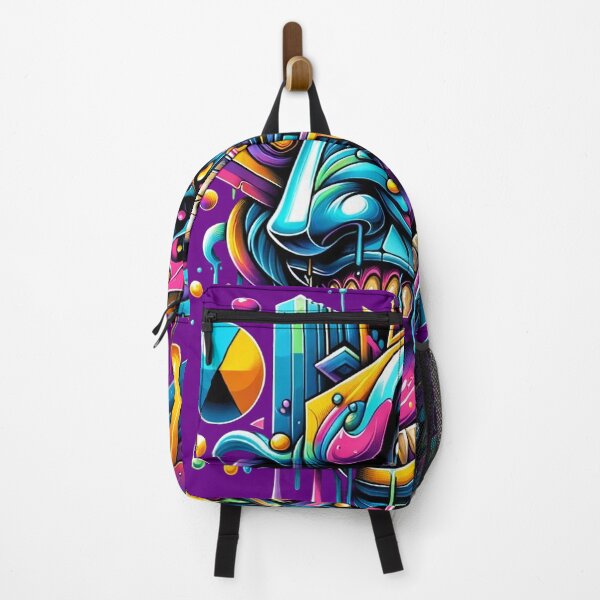 Item preview, Psychedelic Graffiti Vision Abstract Urban Face Art designed and sold by WickedAI.