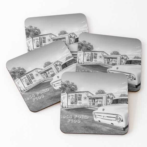 Item preview, 54 Ford F100 Truck Text Grayscale designed and sold by mljdwhite.