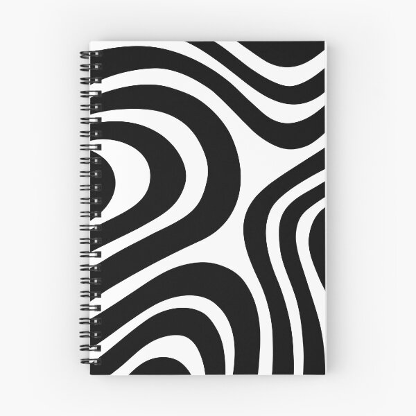 Item preview, The Spell Psychedelic Pattern Black and White designed and sold by LigeiaShoppe.