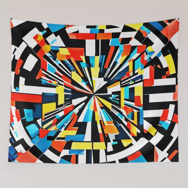 Item preview, Vivid Confusion: Abstract Pattern Art designed and sold by Health And Fitness Posts e-Store.